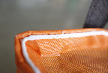 Orange 500kg Big Bag FIBC With Filler Cords , Large FIBC Jumbo Bag