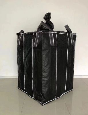 Купить Черный ПП тканые сумки перегородка / Q мешок МКР для порошковой муки углерода, химические порошки online manufacture