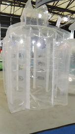 Cement Shipping Transportation Transparent PE Liner Bag With Baffled Construction